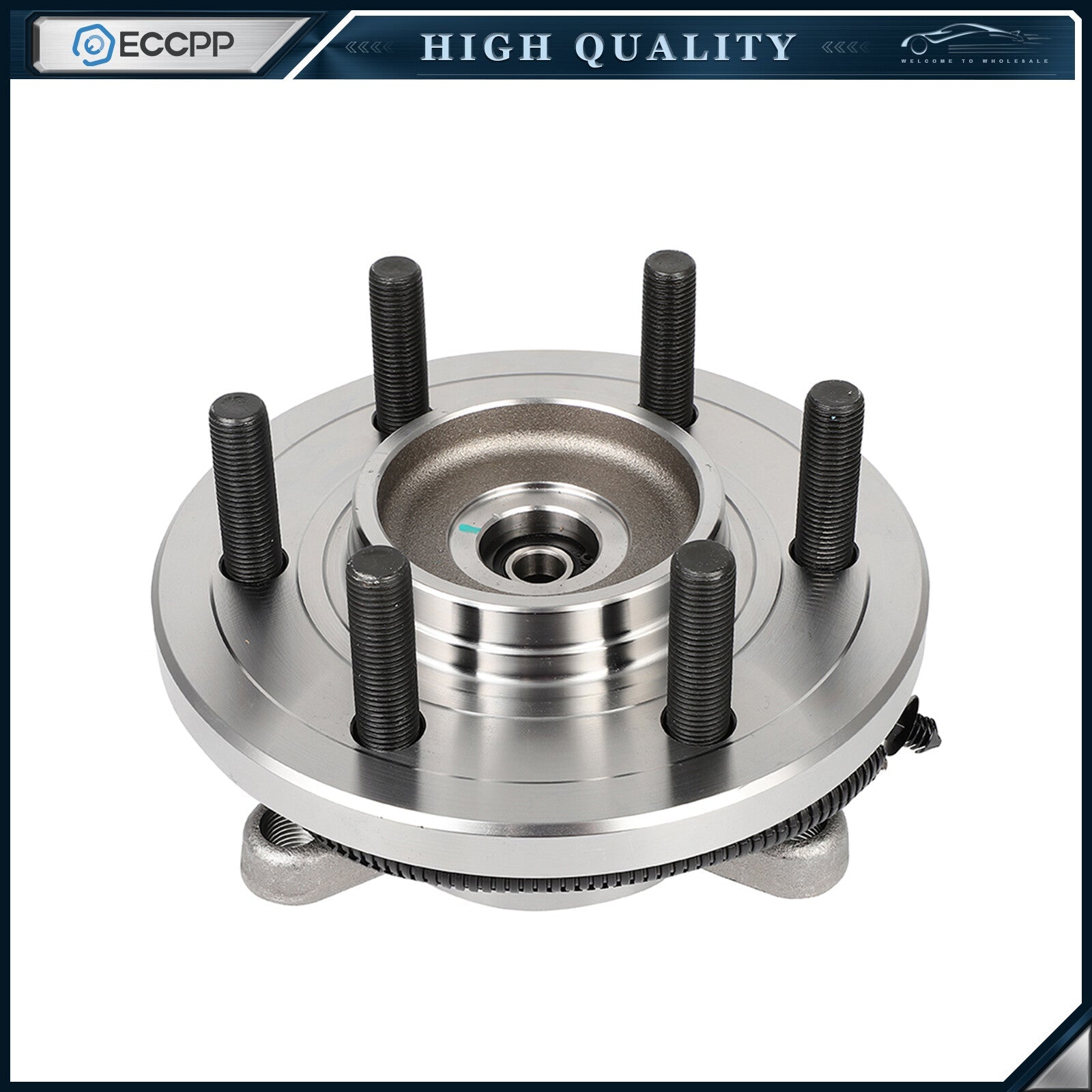 1Pc Wheel Hub Bearing Front 4WD For 2015-2017 Ford Expedition Lincoln Navigator 6B93BC-57