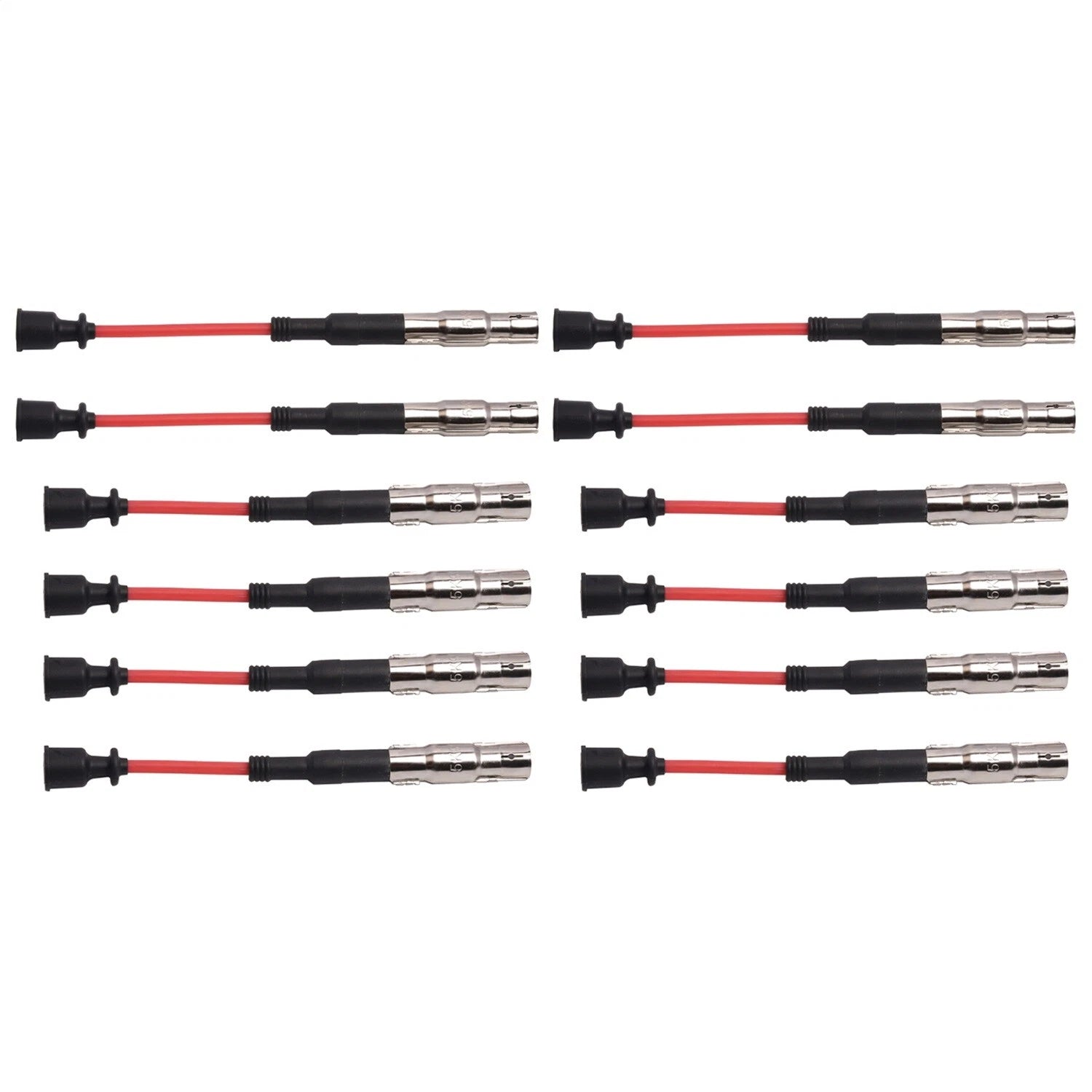Spark Plug wire set compatible with Mercedes-Benz 1998-2005 E320 C320 CLK320 6B93BC-57