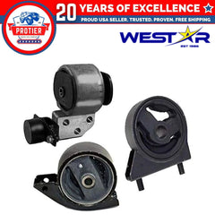Fits 1997 Hyundai Accent 1.5L DOHC AUTO Trans Engine Motor Mount Set 3PCS : 6B93BC-57