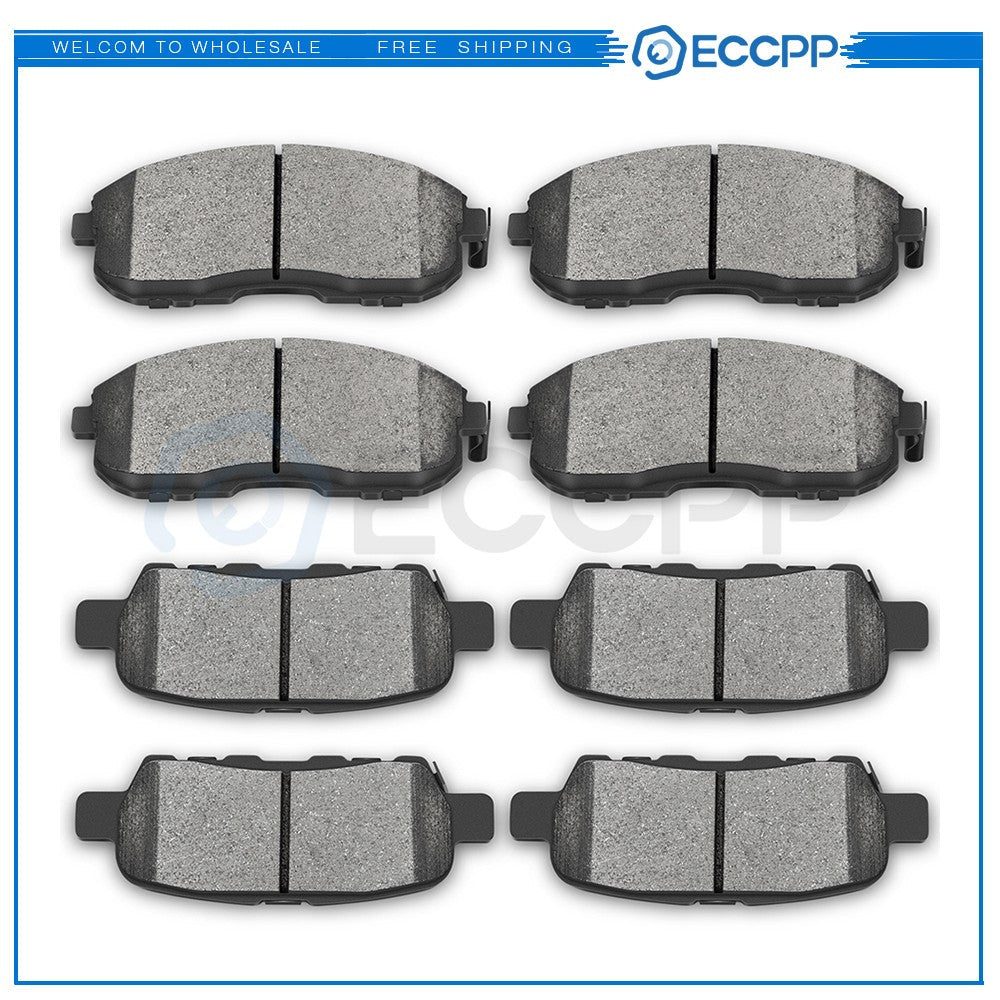 Front Rear Ceramic Brake Pads Kit For G35 Q70 QX50 QX70 350Z 370Z Altima Juke 6B93BC-57