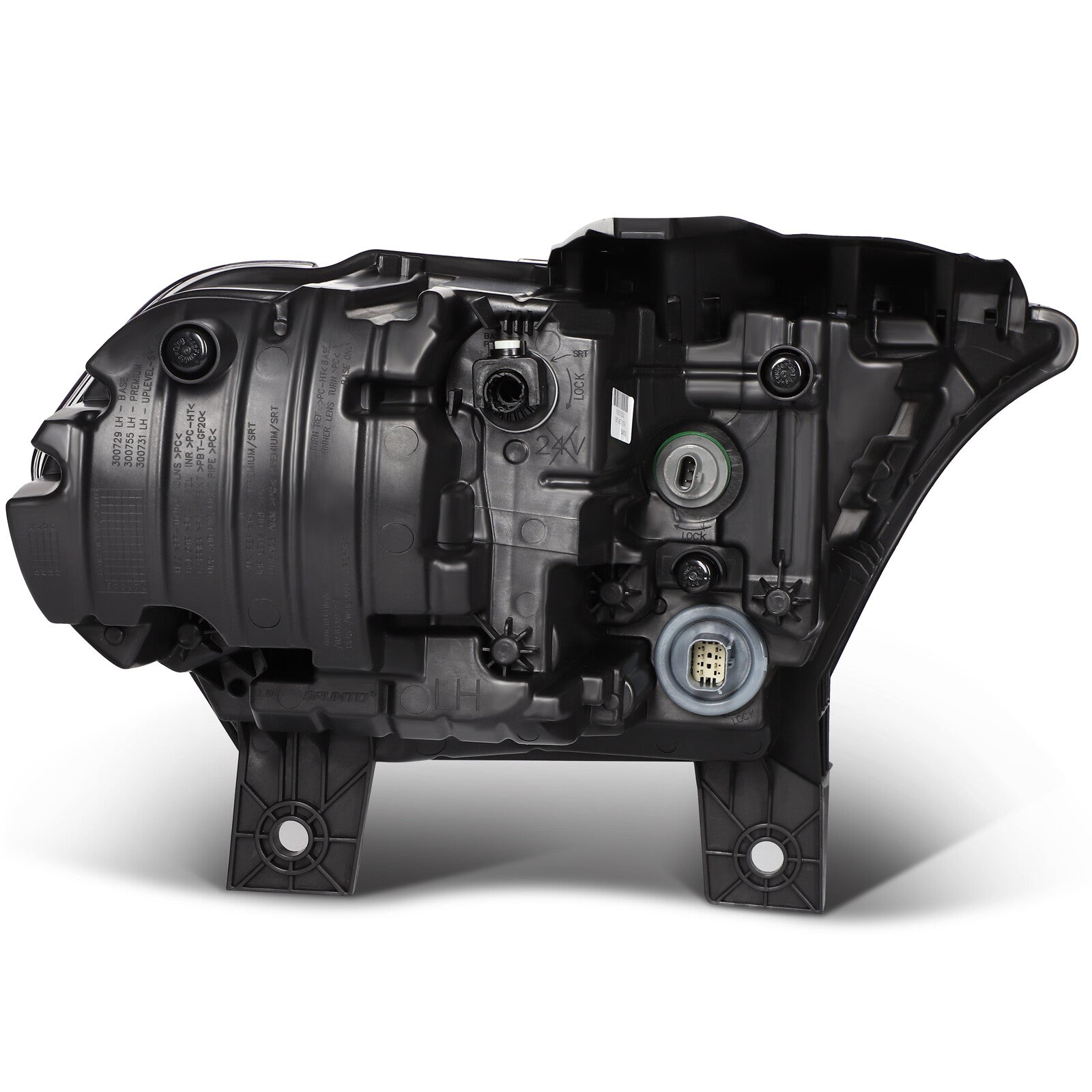 Headlight Assembly Left Side For 2024-2021 Dodge Durango Black w/LED DRL 6B93BC-57