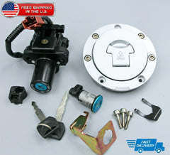 Ignition Switch Fuel Gas Cap Seat Lock Key Set For Honda CBR1000RR 2004-2016 US