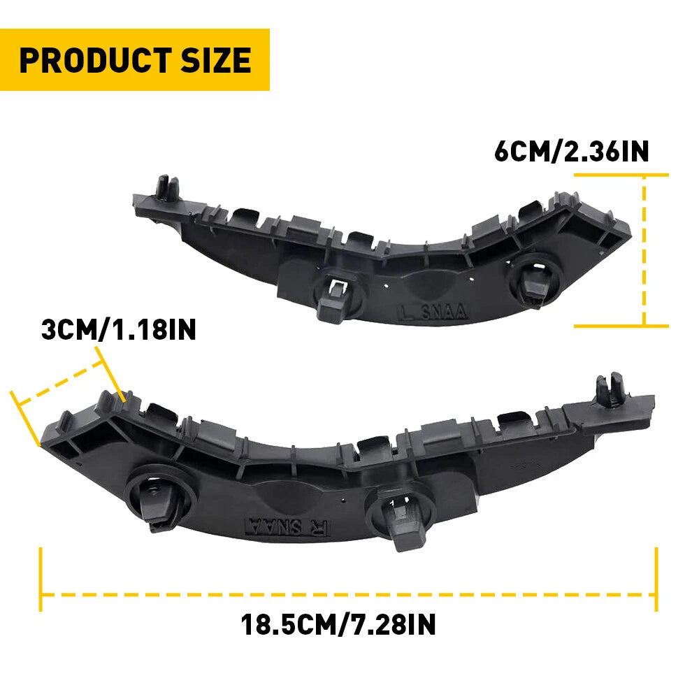 For 2006-2011 Honda Civic Sedan Front Bumper Retainer Bracket Support 2pcs LH RH 6B93BC-57