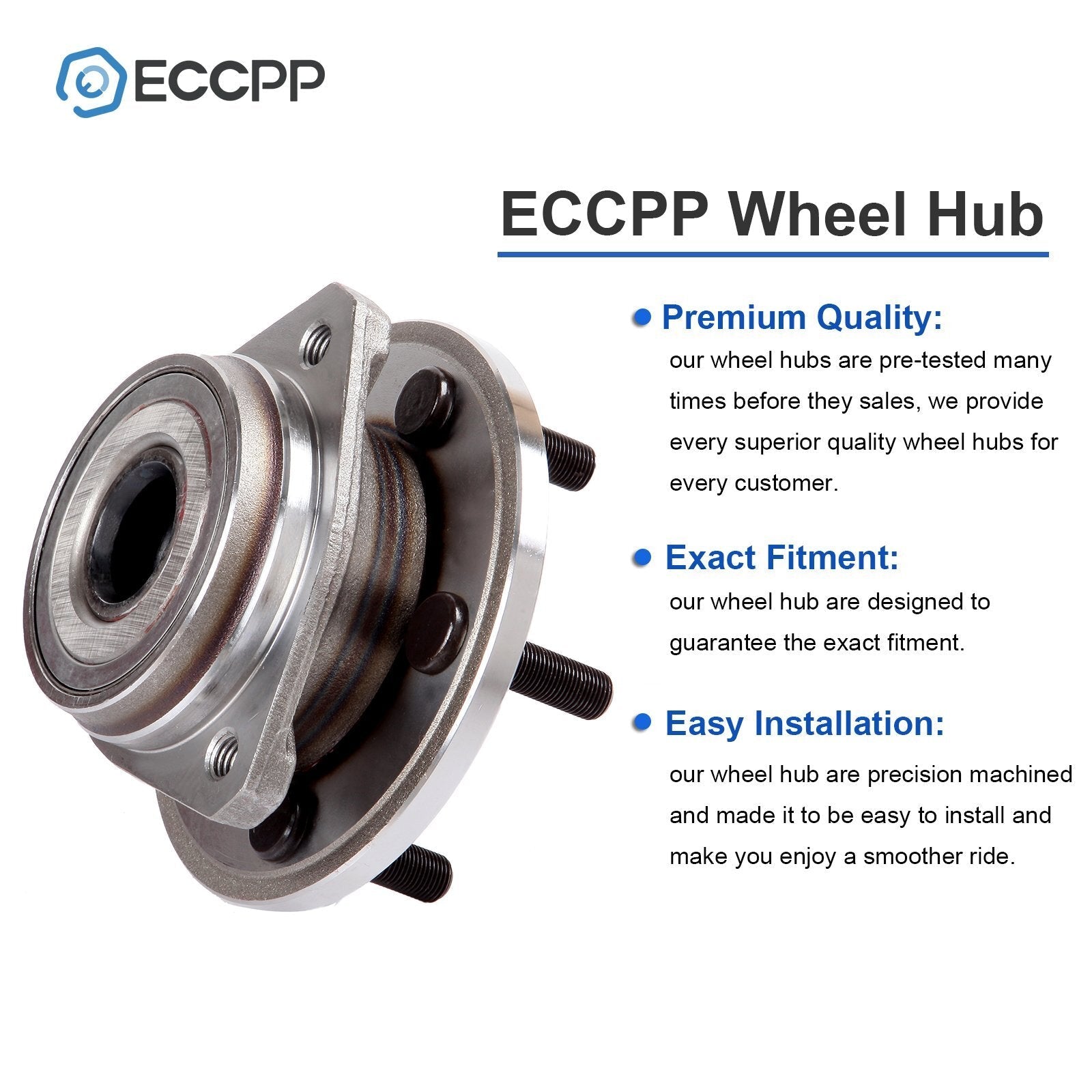 1Pc Wheel Hub Bearing Front For Jeep Wrangler TJ 2000-2006 Cherokee 1999-2001 6B93BC-57