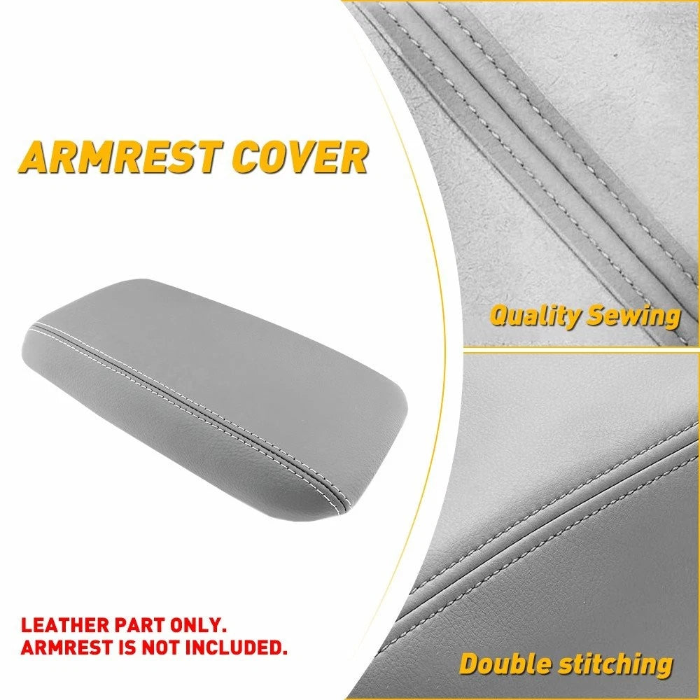 Fits 2012-2015 Honda Civic Center Console Cover Front Door Armrest Skin Leather 6B93BC-57