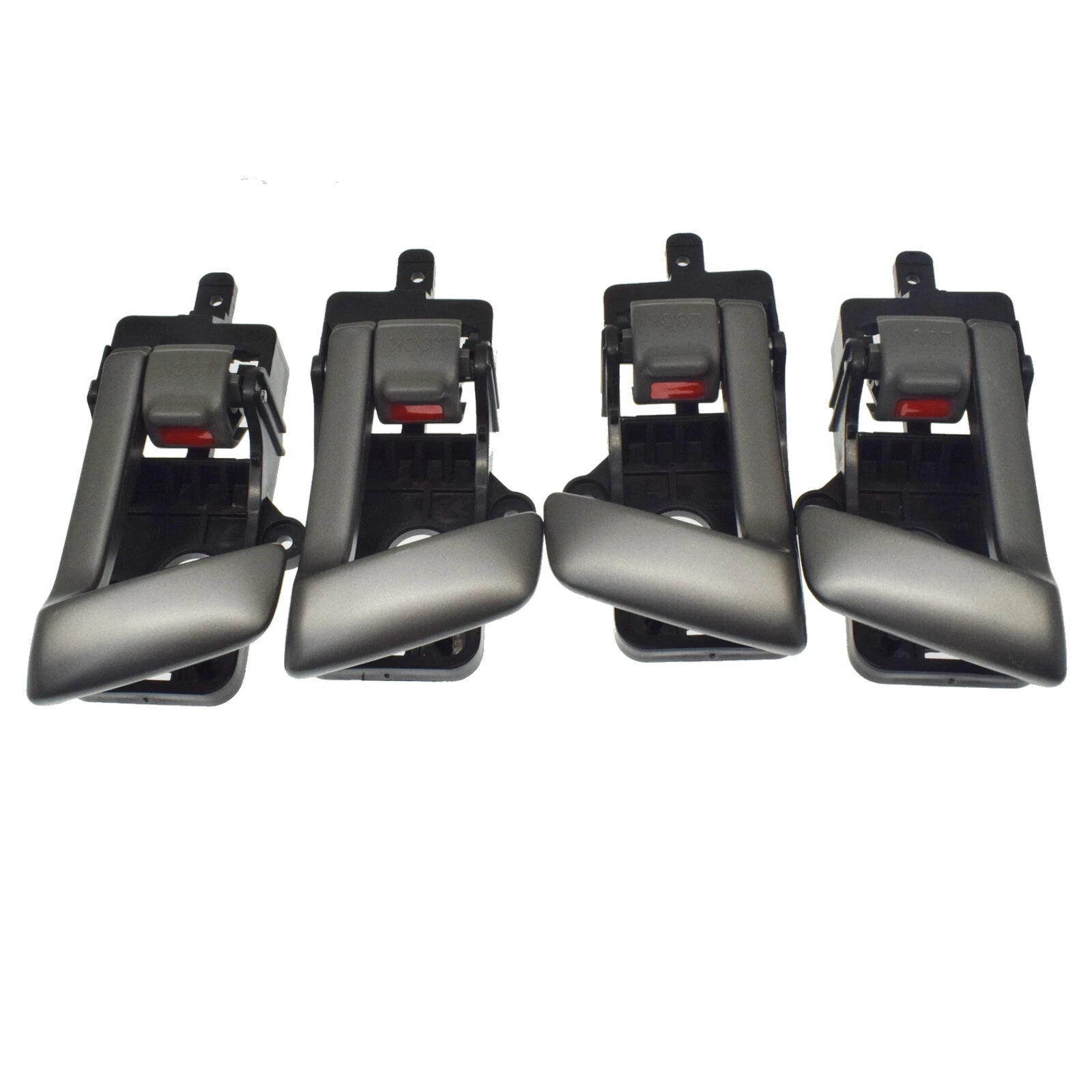 Left Right 4PCS Inside Interior Door Handle Grey For Hyundai Santa Fe 2007-2012 6B93BC-57