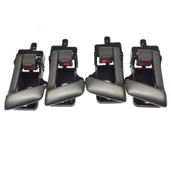 Left Right 4PCS Inside Interior Door Handle Grey For Hyundai Santa Fe 2007-2012 6B93BC-57