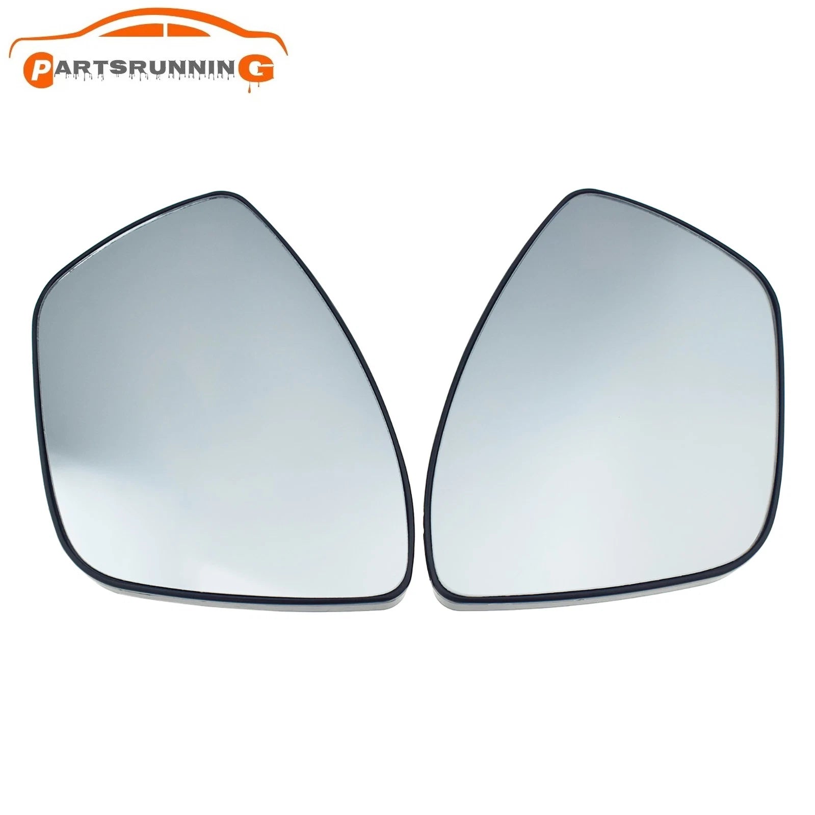 2X Heated Wing Mirror Glass Left Right Side For Peugeot 208 308 CITROEN C3 MK3 6B93BC-57
