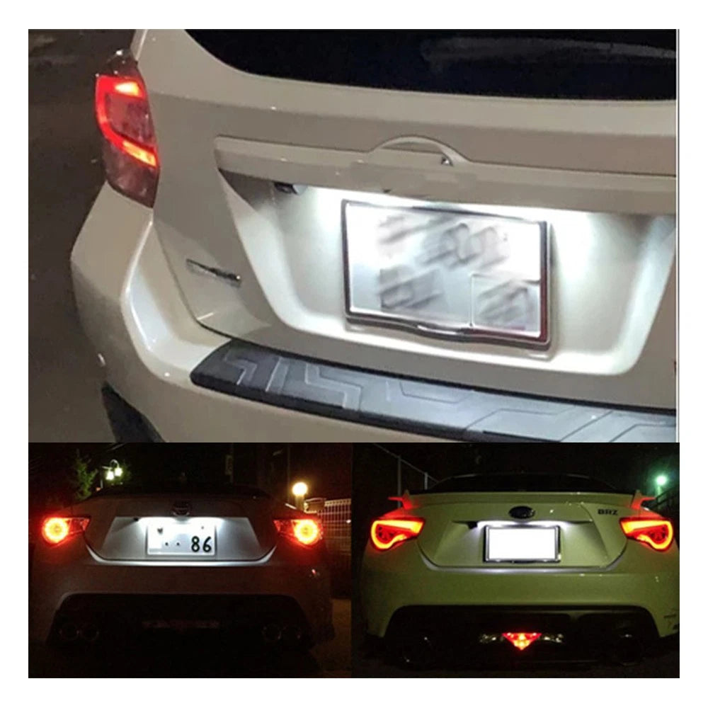 LED License Tag Plate Light 6000K White Lamp For 2013-2020 Subaru Forester BRZ A 6B93BC-57