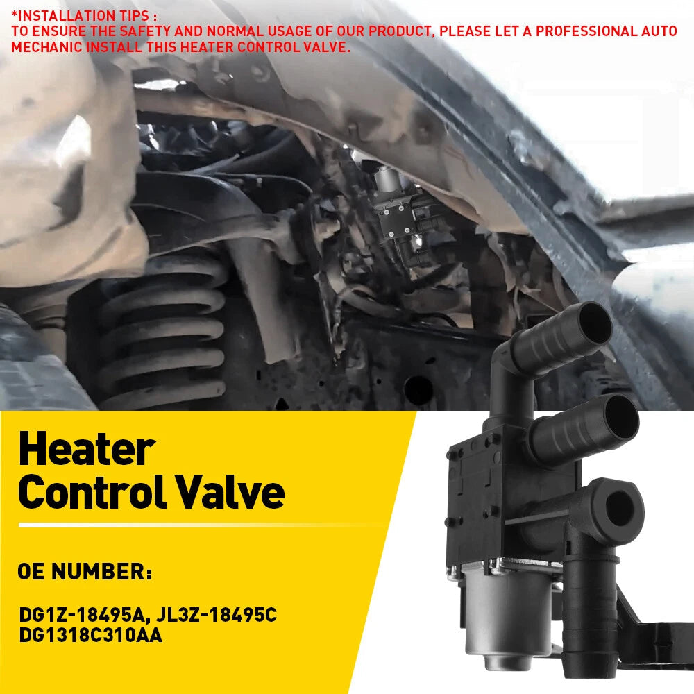 2X Heater Control Valve Solenoid For Ford F-150 18-20 V8 5.0 Naturally Aspirated 6B93BC-57