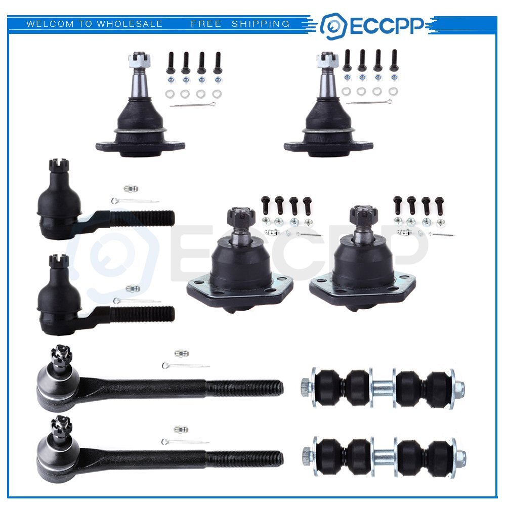 10set Ball Joints Sway Bars Tie Rods Fits 1997-2005 Chevrolet Blazer & S10 6B93BC-57