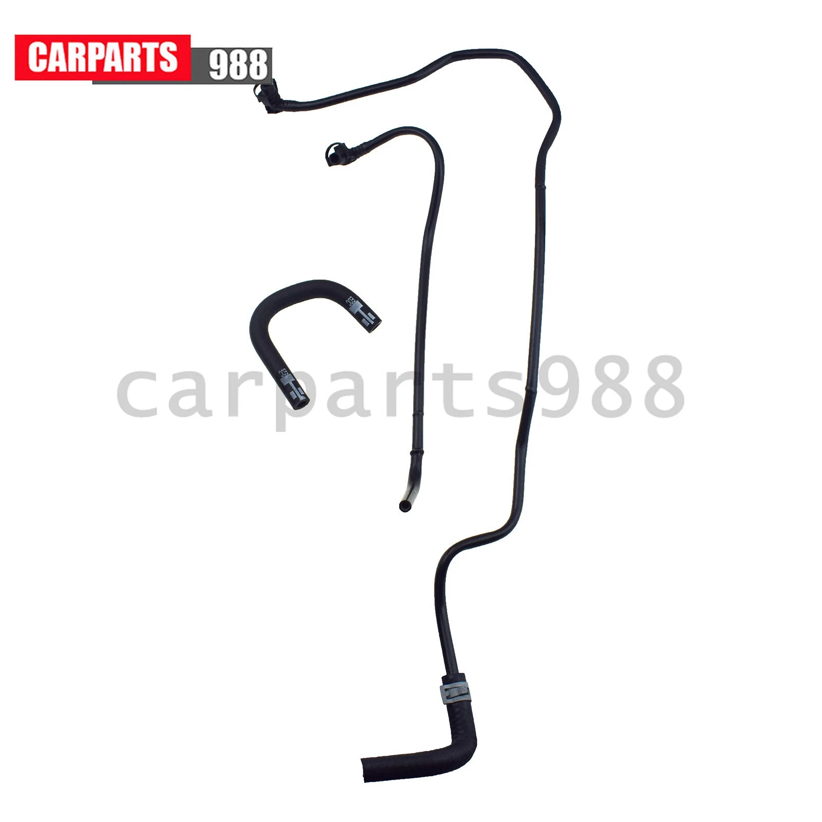 Set of 3 Throttle Body Heater Pipe / Hose For 2011-18 Chevrolet Sonic Cruze 1.8L 6B93BC-57