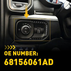 68156061AD Headlight Lamp Switch Control Button for 2019-24 RAM 1500 2500 3500 A 6B93BC-57