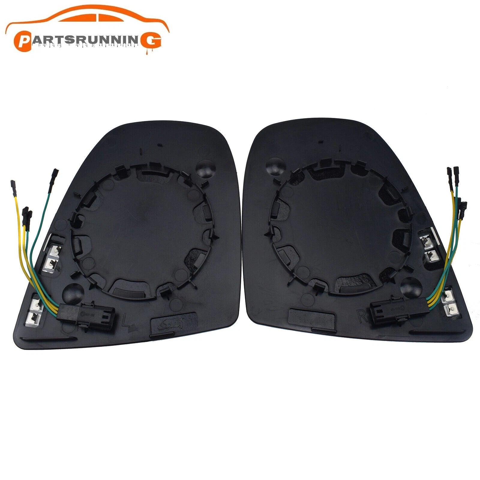 2PCS Left & Right Door Mirror Glass Heated For BMW 2007-2014 X5 X6 E70 E71 E72 6B93BC-57
