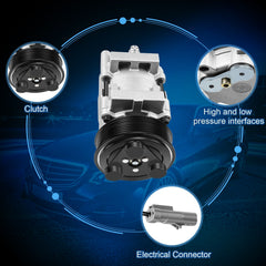ECCPP AC A/C Compressor For 2006 2007-2009 Dodge Ram 2500 3500 5.9L 6.7L 6B93BC-57