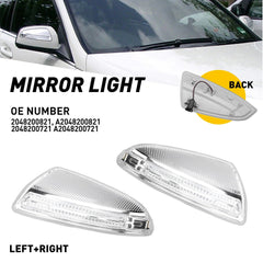 Right Left Side Mirror Turn Light Signal Amber For Benz Mercedes W204 C250 C300 6B93BC-57