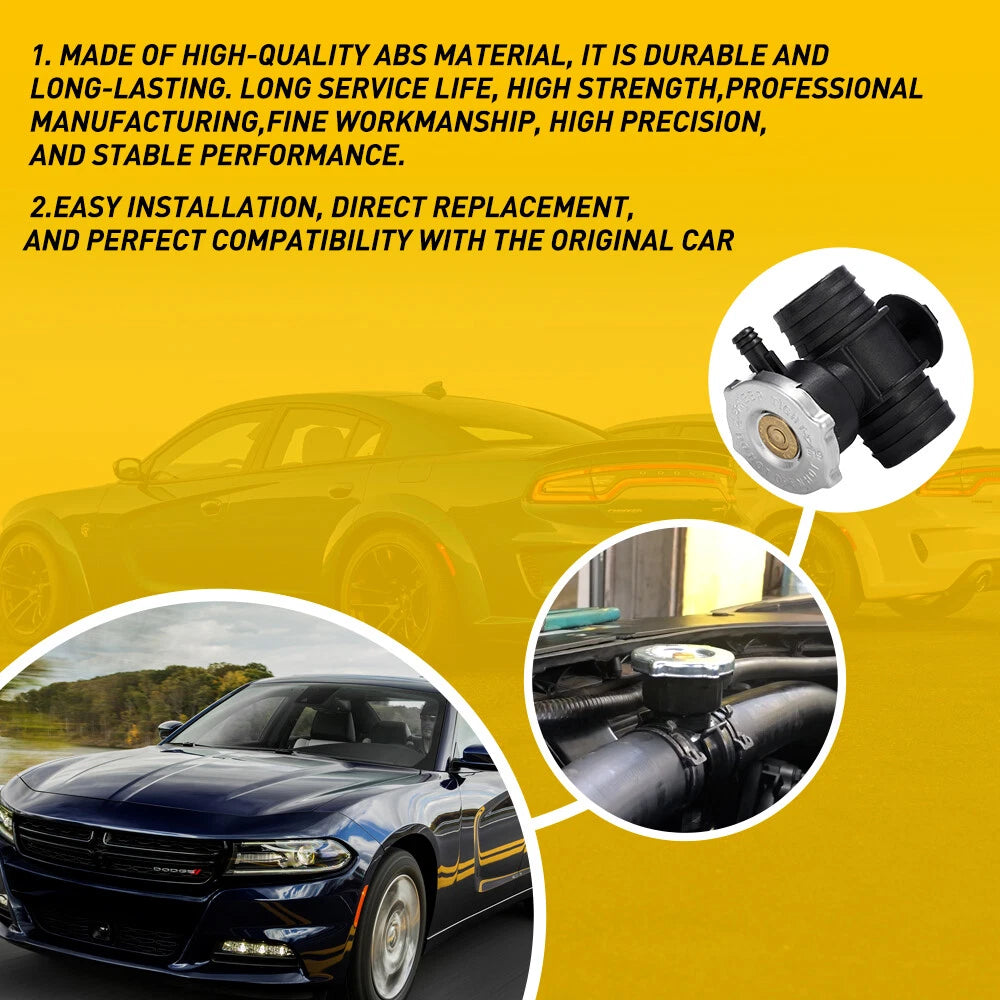 Coolant Filler Neck Radiator Hose Connector Cap For Chrysler Dodge Jeep EOA 6B93BC-57