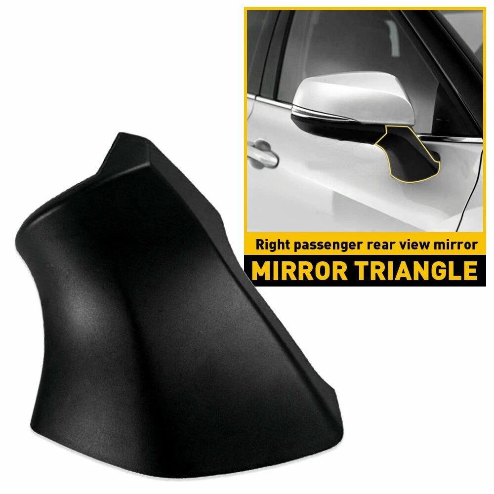 Black Side Right Mirror Triangle Base Cover For Toyota Highlander 2020 2021 2022 6B93BC-57