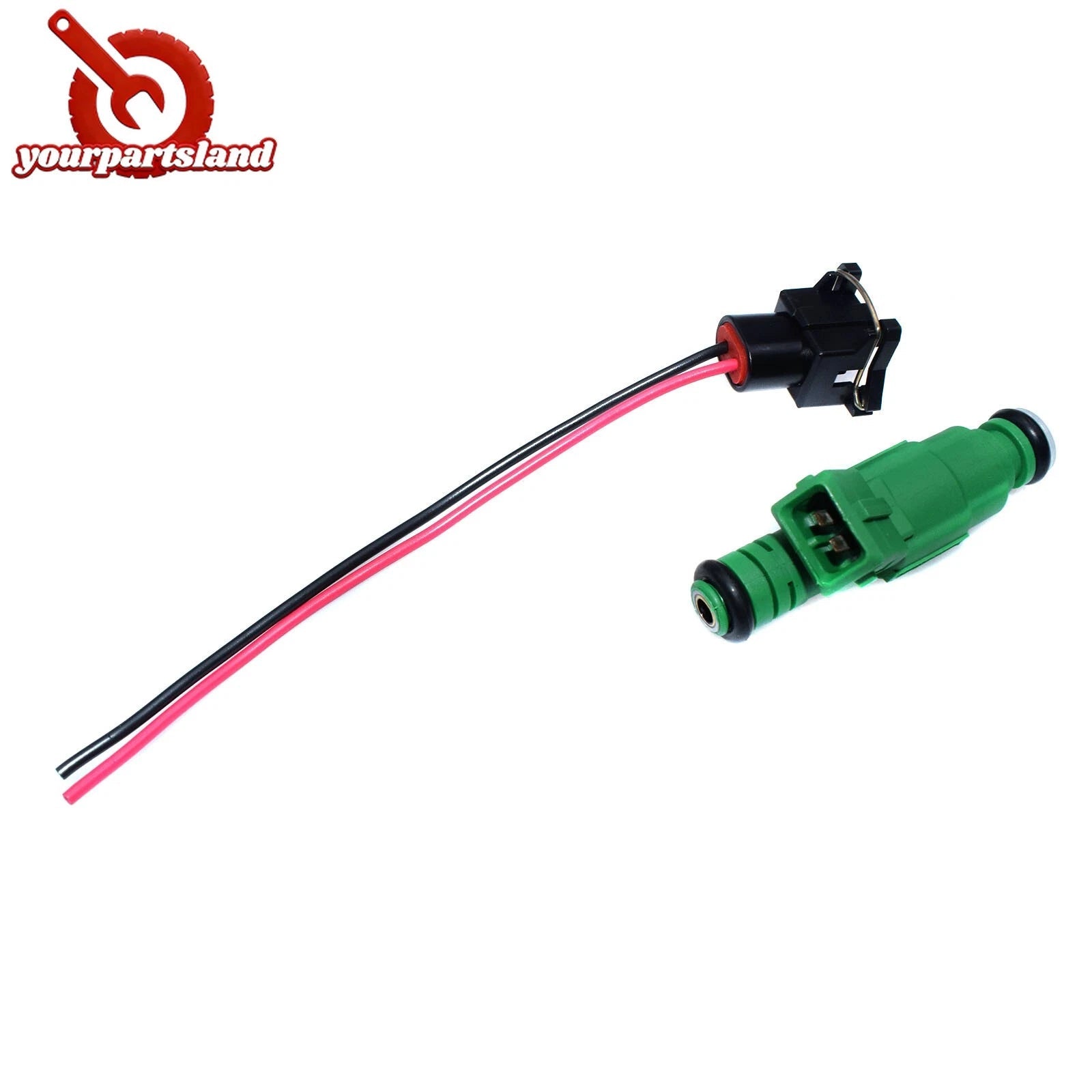 Fuel Injector w/ Pigtail 42Lb/hr 440CC for BMW Chevy Ford Dodge Audi 0280155968 6B93BC-57