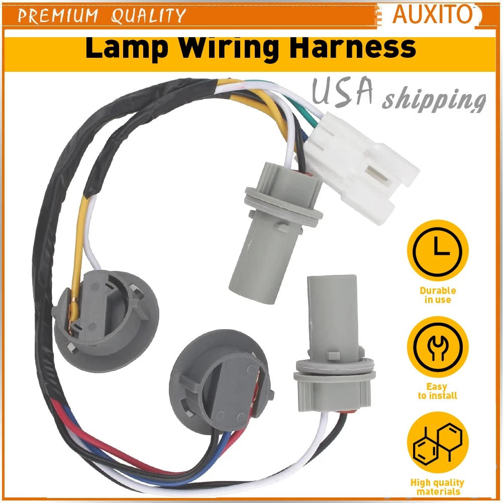 1set For 2011-2014 Hyundai Sonata Rear Taillight Lamp Socket & Wiring Harness 6B93BC-57