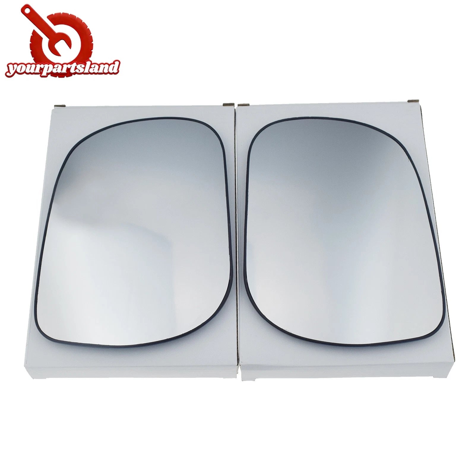 2PC Mirror Glass W/ Plate Heated For Toyota RAV4 2006-2012 8796142790 8793142890 6B93BC-57