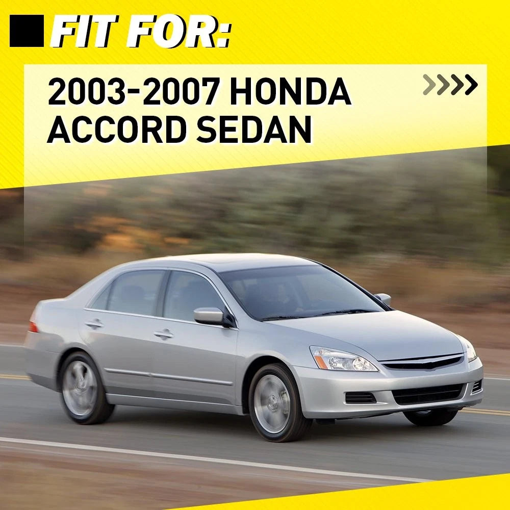 LH Left Interior Door Handle For 2003 2004-2007 Honda Accord Sedan Rear Chrome A 6B93BC-57