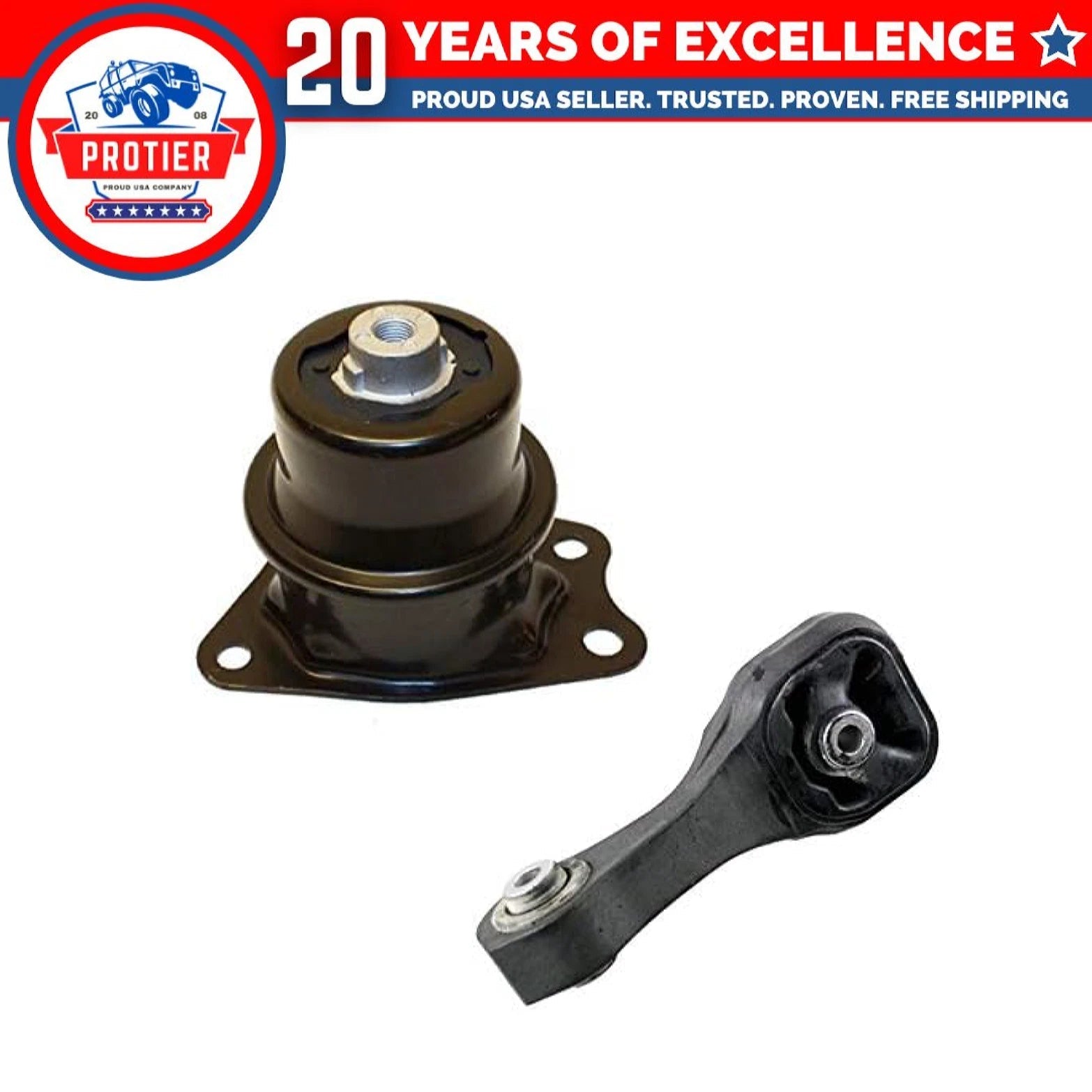 Fits 2009-2013 Honda Fits 1.5L i-VTEC MANUAL Motor & Torque Strut Mount | 6B93BC-57
