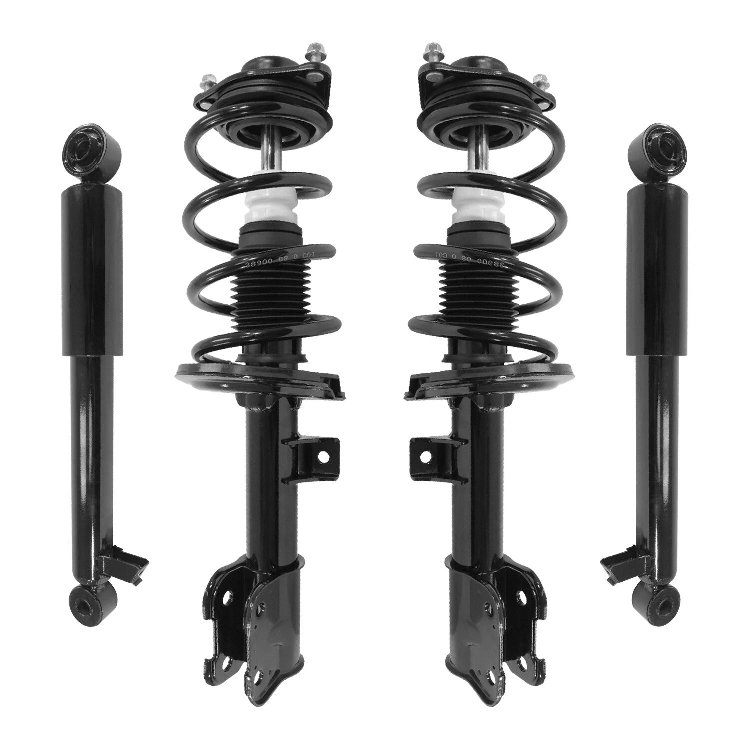 Front & Rear Complete Strut Assembly Shock Kit for 2013-2014 Hyundai Santa Fe 6B93BC-57