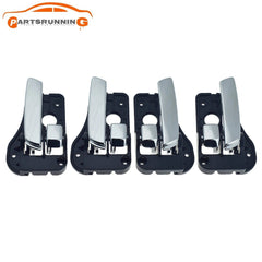4PCS Front Rear Left Right Interior Door Handle Chrome for Kia Rondo 2007-2012 6B93BC-57