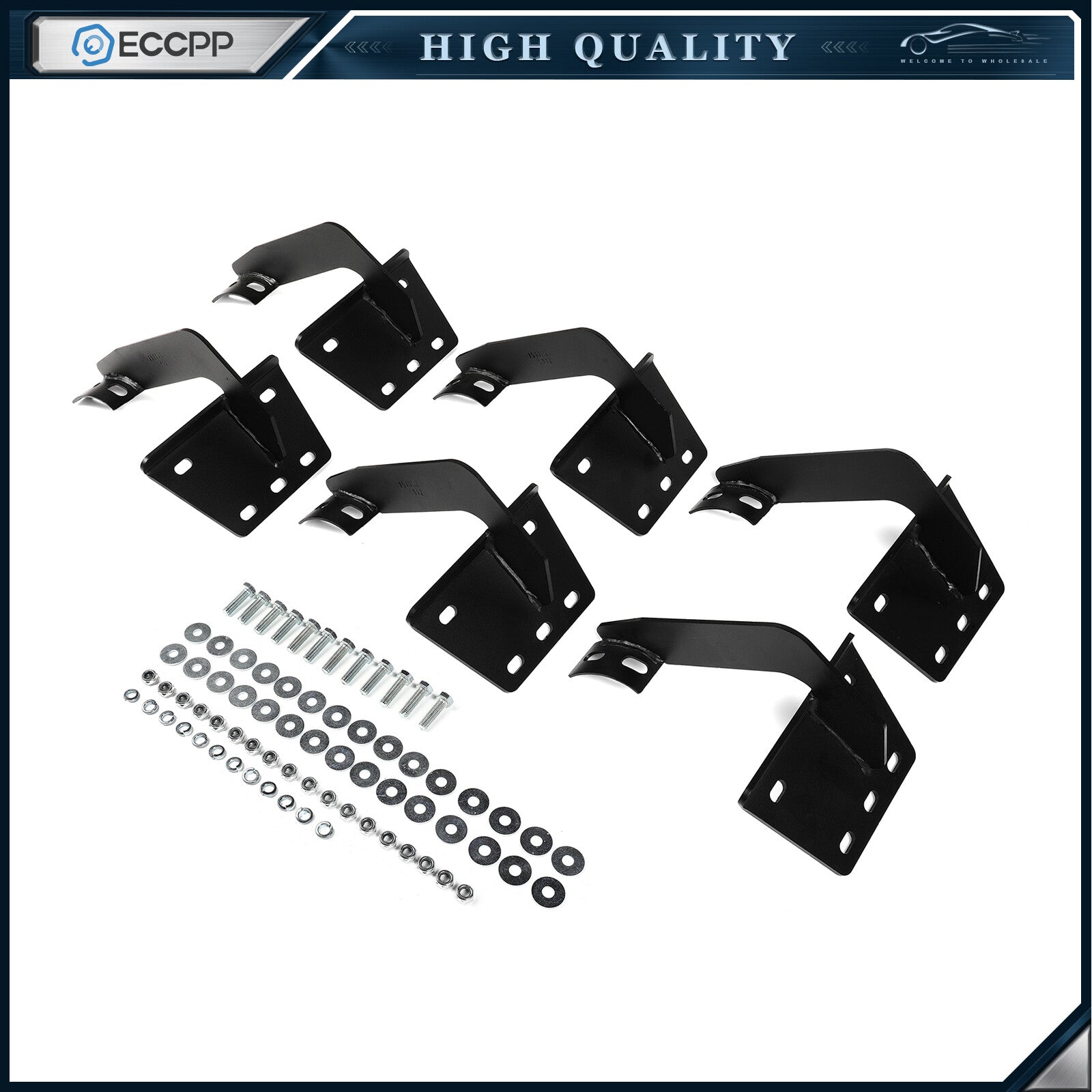 Nerf Bars Running Boards Side Steps Fits 2019 2020 2021 Dodge Ram 1500 Crew Cab 6B93BC-57