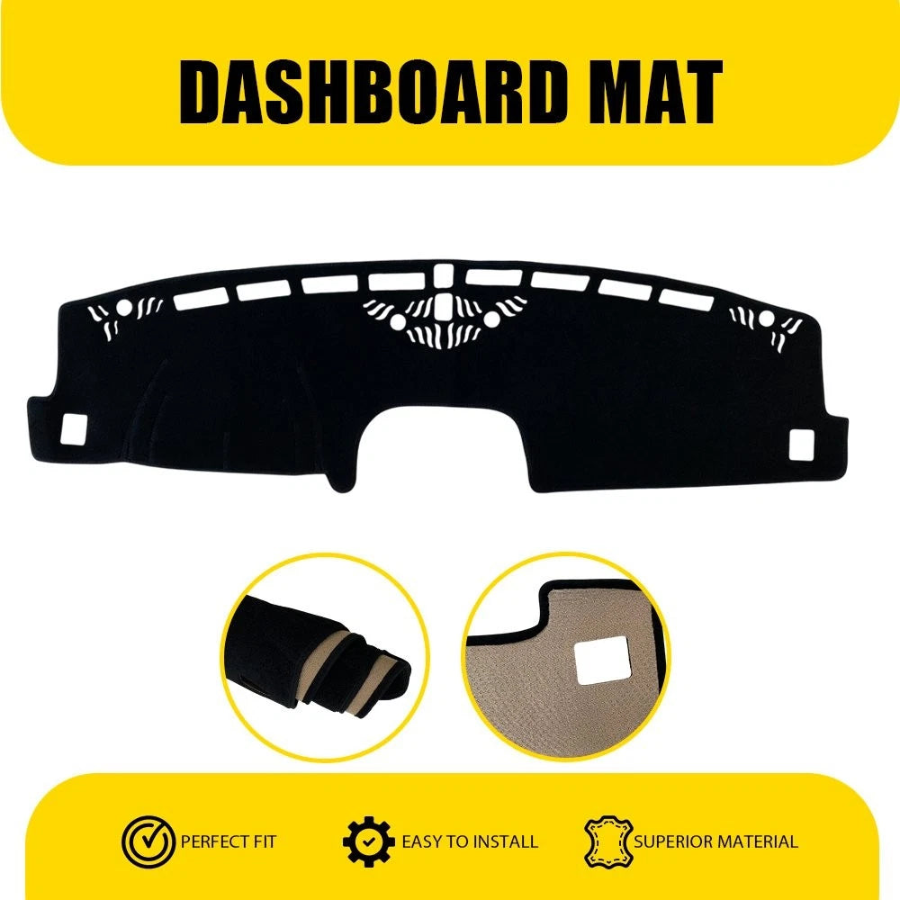 For 2022 2023 2024 2025 Ford Maverick Dash Cover Mat Dashboard Pad Black Car EOA 6B93BC-57