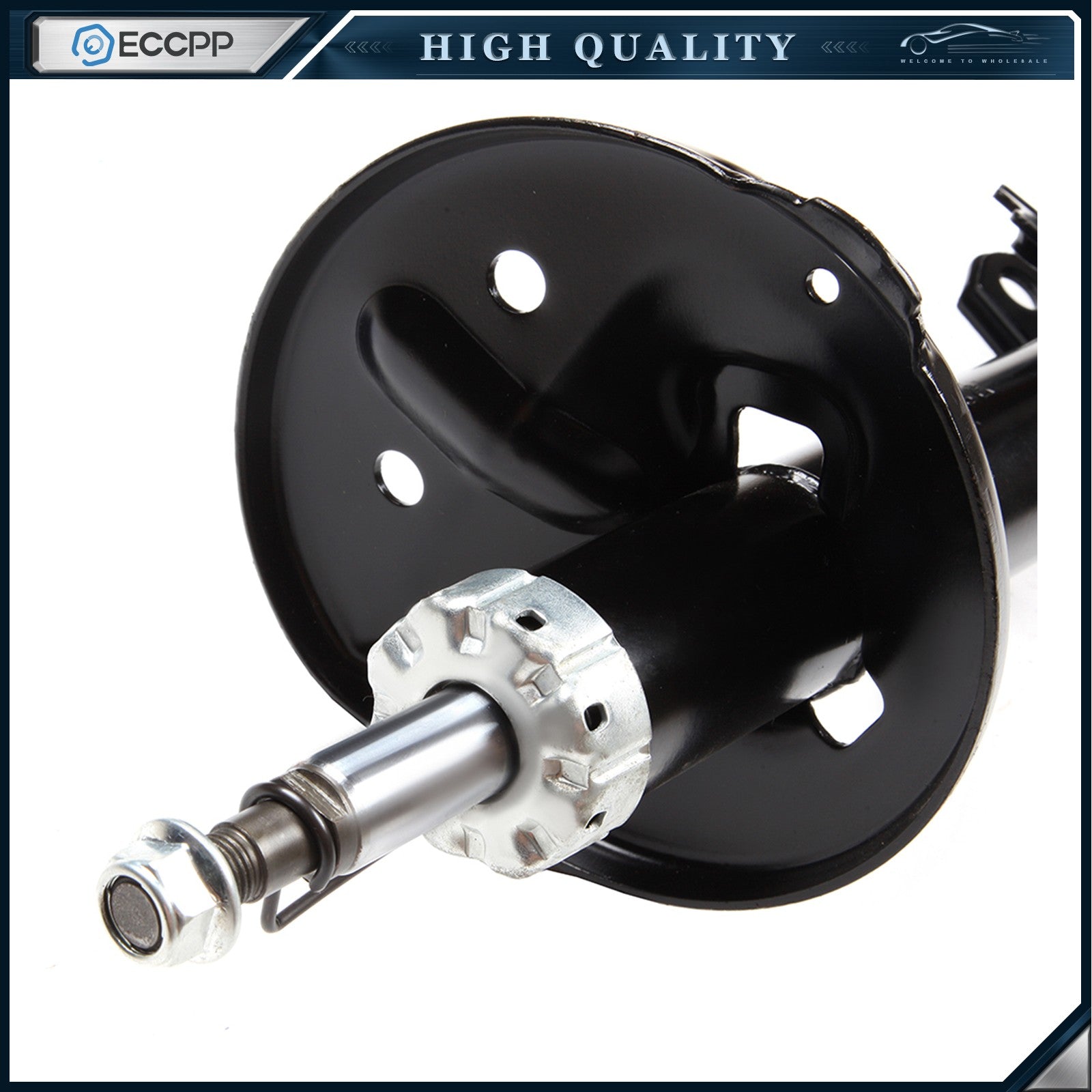 For 2002-03 Lexus Es300 Camry (2) Front Complete Strut & (2) Rear Shock Absorber 6B93BC-57