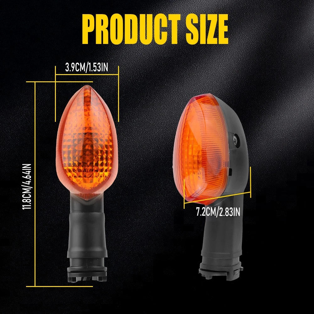 2X Front /Rear Turn Signal Amber For Yamaha YZF R3 2015-2021/YZF R1 2002-2014 EA 6B93BC-57