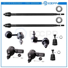8PCS  Front Lower Ball Joints Sway Bars Tie Rods Parts Fits 2002-2006 Honda CR-V 6B93BC-57