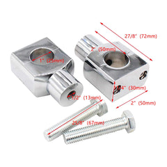 1" 25mm HandleBar Bar Riser Mount Clamp Adapter For Honda CRF150 CRF230L CRF250L