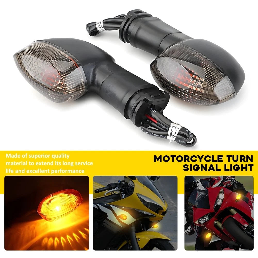 2X Motorcycle Turn Signal Indicator Light For YAMAHA YZF- R25 R3 R15 R1 R6 R6S A 6B93BC-57