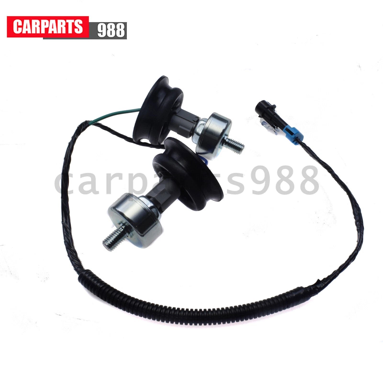 Knock Sensors + Wire Harness For Chevy Silverado Express 1500 GMC Sierra Yukon 6B93BC-57
