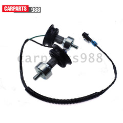 Knock Sensors + Wire Harness For Chevy Silverado Express 1500 GMC Sierra Yukon 6B93BC-57