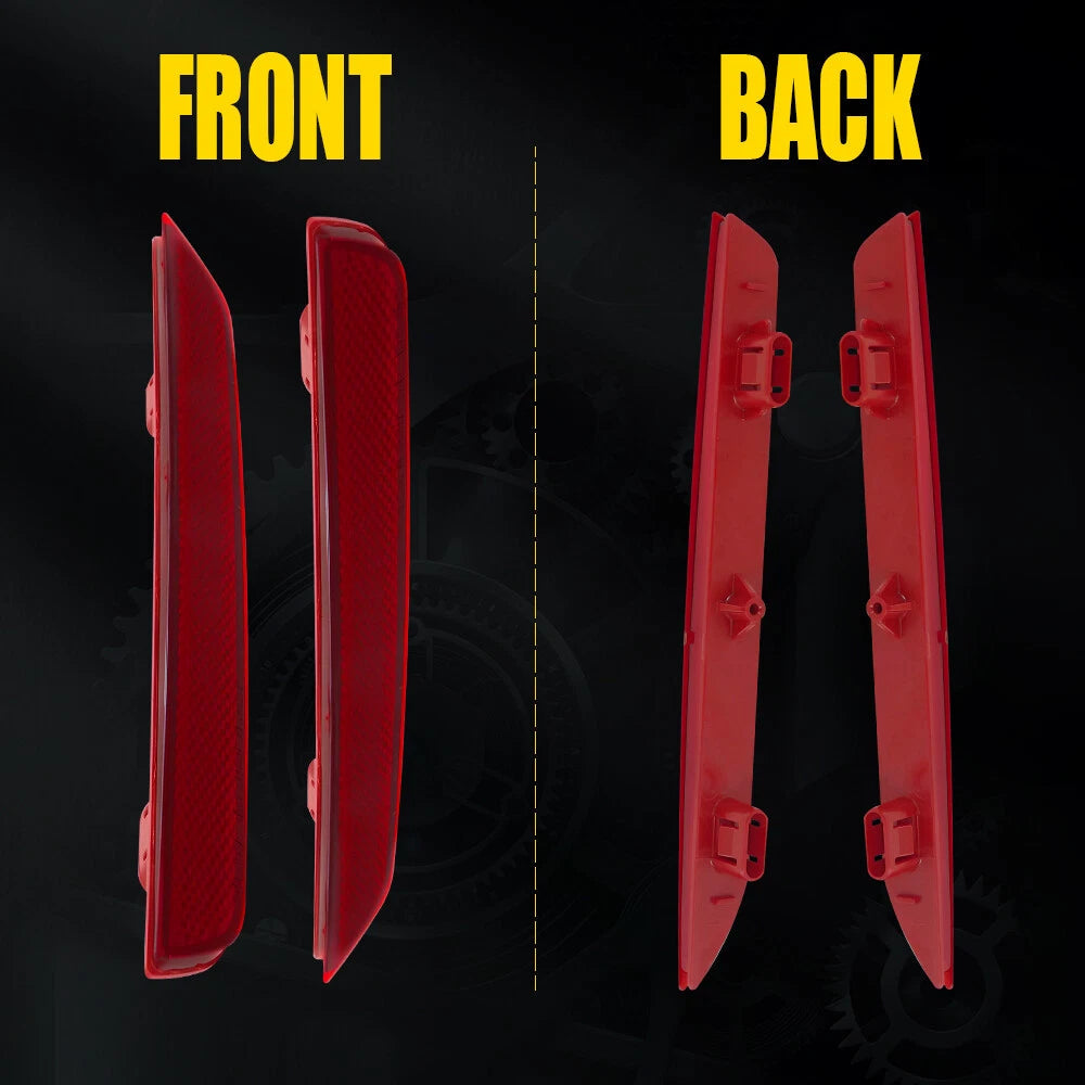 For 11-17 Honda Odyssey Rear Bumper Reflector Light Case Red Passenger Driver EA 6B93BC-57