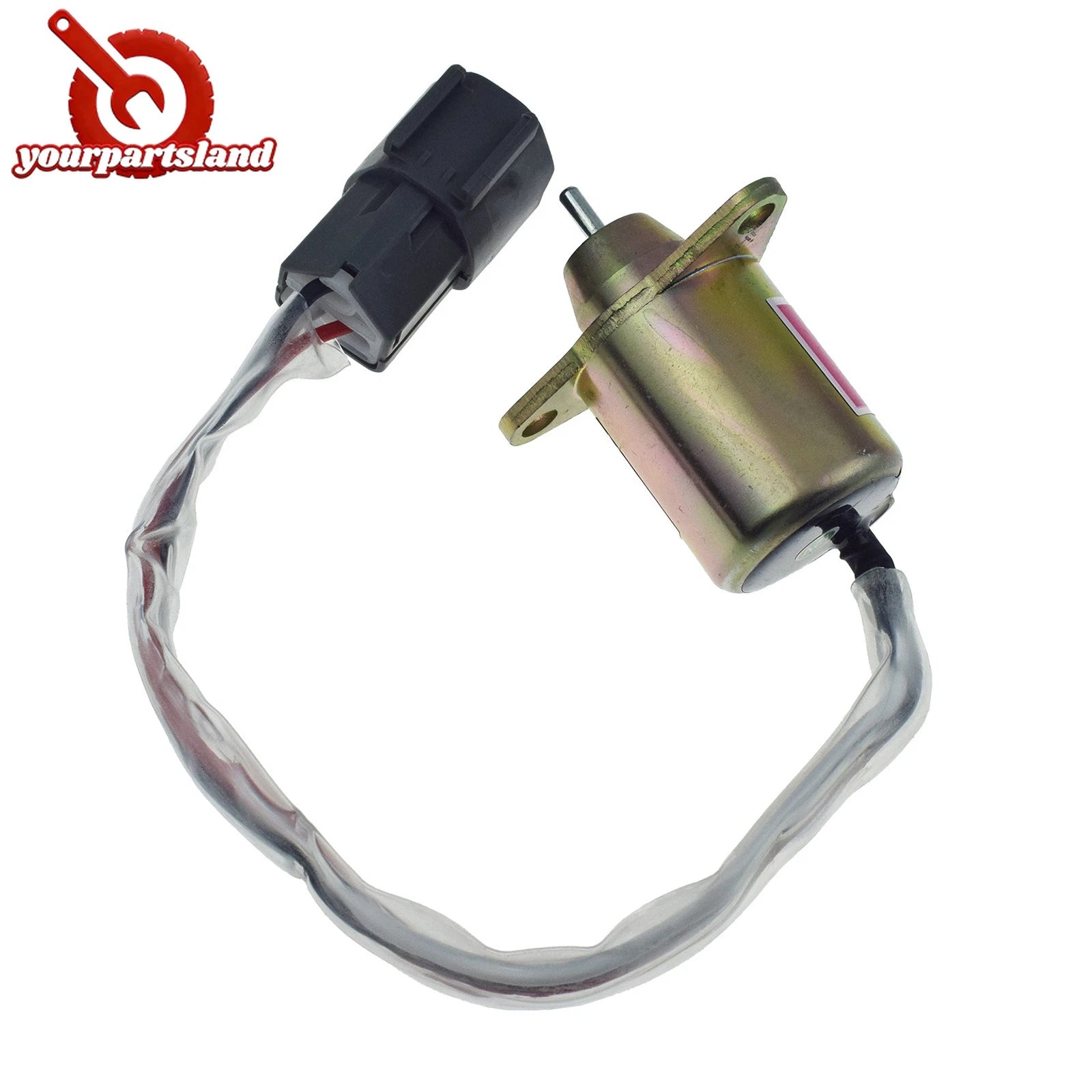 For John Deere Tractor 12V Fuel Shut Off Diesel Shutdown Solenoid 11923377932 6B93BC-57