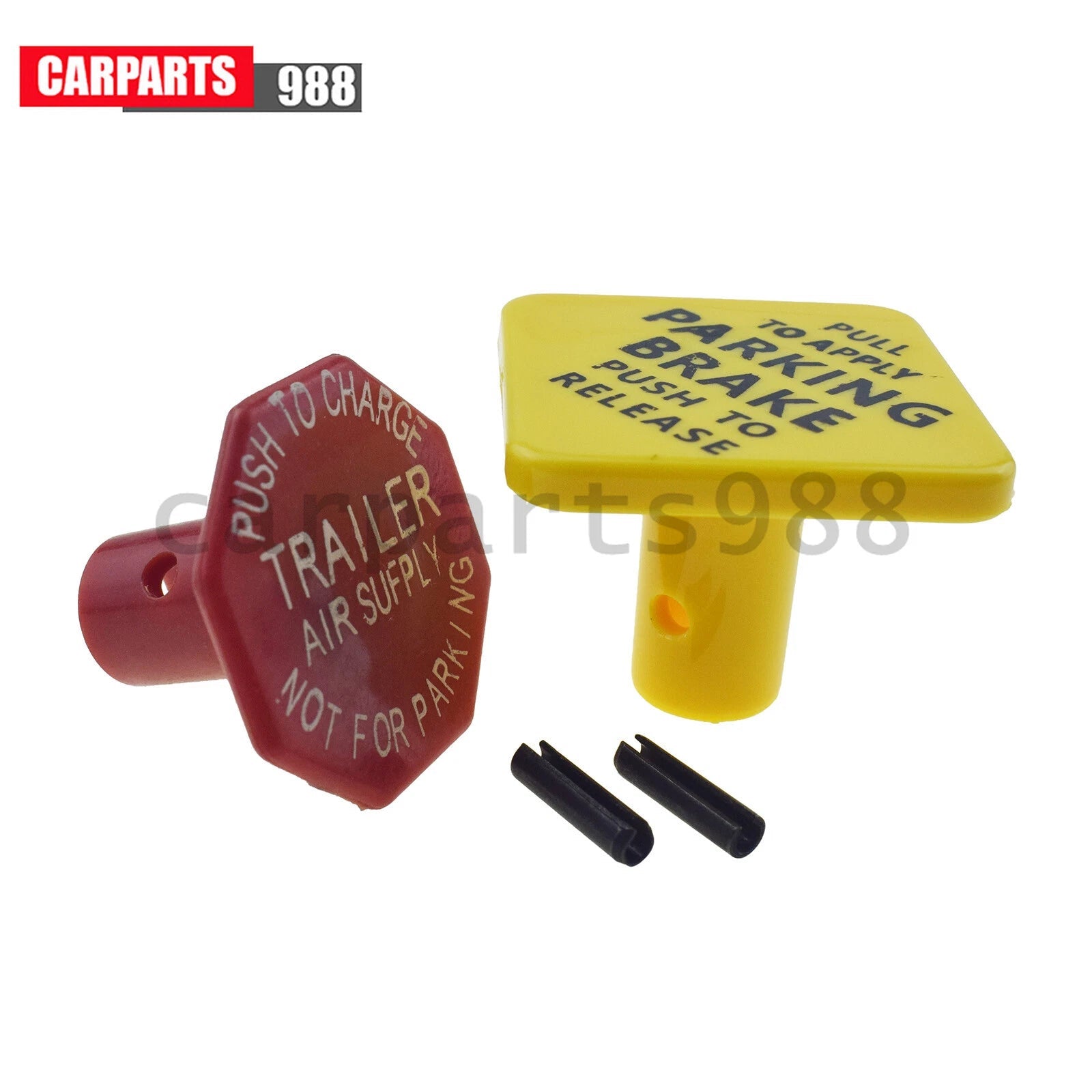 Parking Brake Valve & PP-7 Trailer Air Supply Push-Pull Knob 248433 290655 6B93BC-57