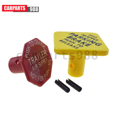 Parking Brake Valve & PP-7 Trailer Air Supply Push-Pull Knob 248433 290655 6B93BC-57