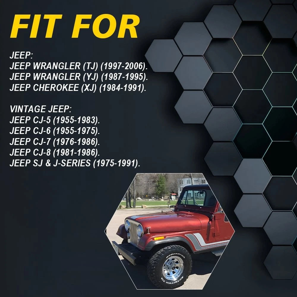 Rear View Mirror Interior Clear 8993023K For Jeep Wrangler TJ YJ Cherokee XJ EOA 6B93BC-57