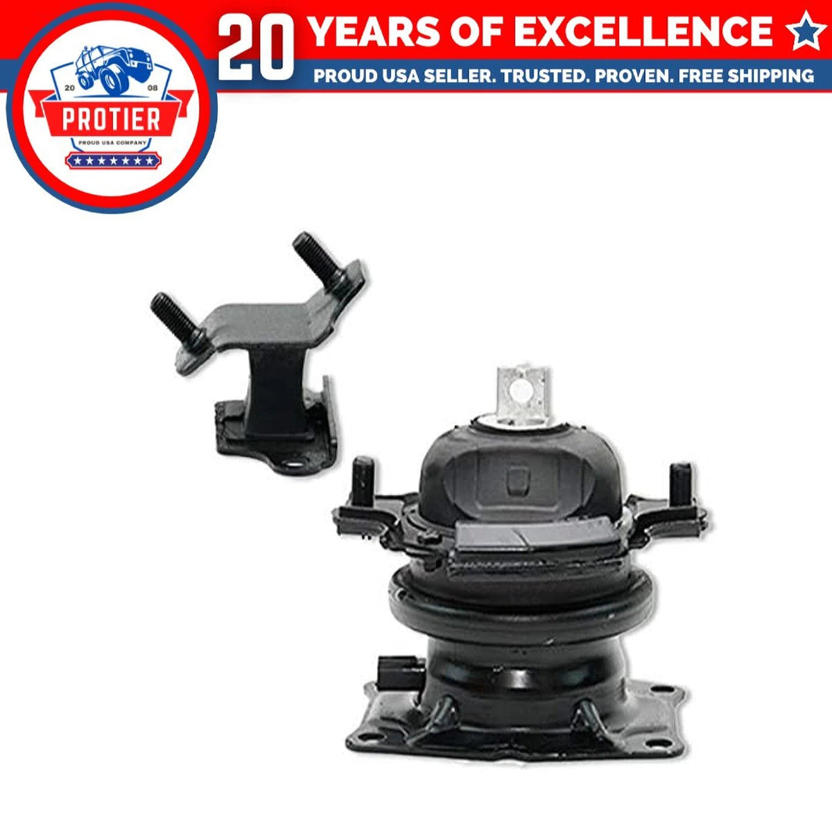 Fits 2005-2006 Honda Odyssey 3.5L i-VTEC AUTO Front Motor & Rear Trans Mount 6B93BC-57