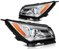 ECCPP Headlights Assembly For Buick LaCrosse 2.4L 3.6L 2014-2016 Pair Chrome 6B93BC-57