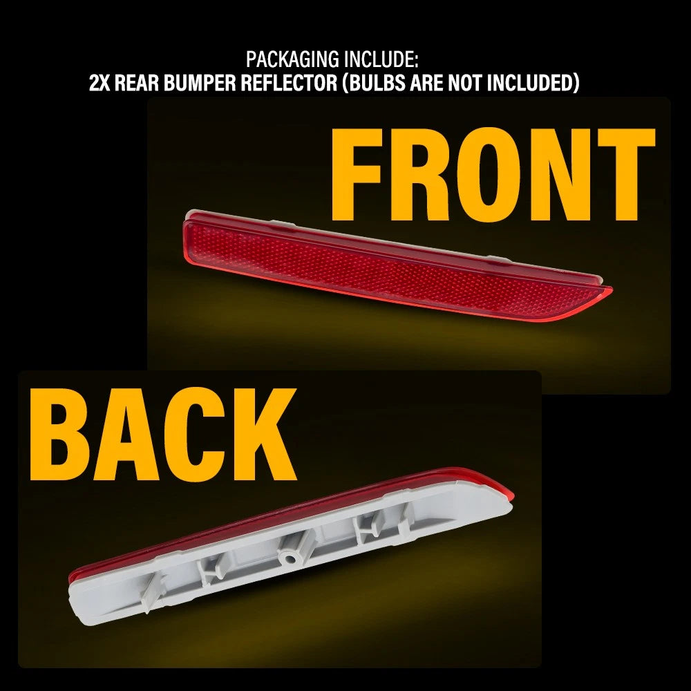 2X For 2020-2022 Nissan Sentra SR SV S 2.0L Rear Bumper Reflector Marker Light A 6B93BC-57