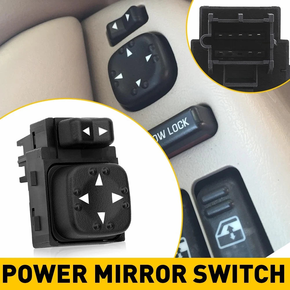 Left Driver Power Mirror Switch Control For 15045085 Chevy Silverado GMC Sierra 6B93BC-57
