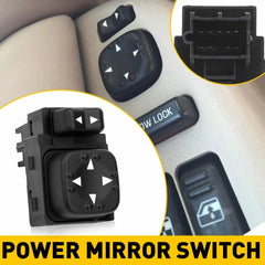 Left Driver Power Mirror Switch Control For 15045085 Chevy Silverado GMC Sierra 6B93BC-57