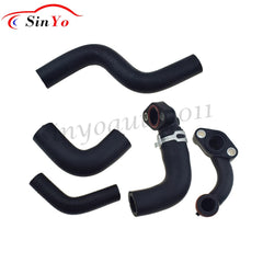 5Pcs Engine Coolant Pipe Hose For Jeep Grand Cherokee 68211250AA 68211200AC 6B93BC-57
