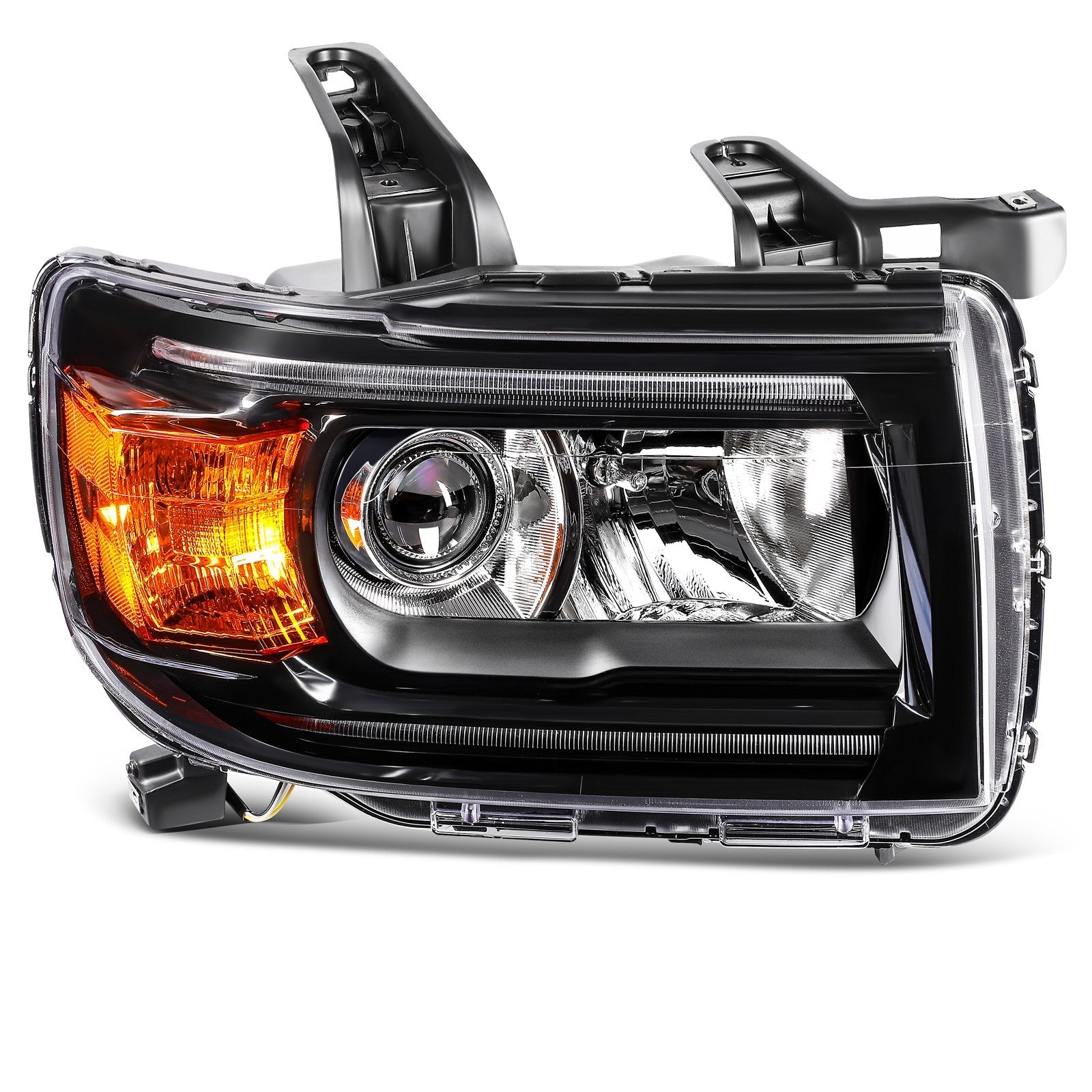 ECCPP Headlights Assembly For GMC Canyon 2.5L 2.8L 3.6L 2015-2022 Pair Black 6B93BC-57